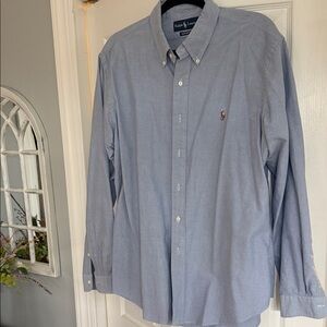 Ralph Lauren Men's Light Blue Casual Shirt